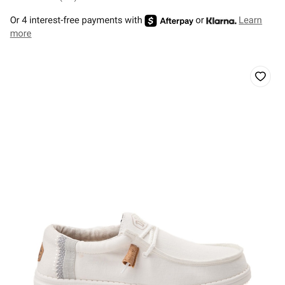 Hey Dude White Loafers